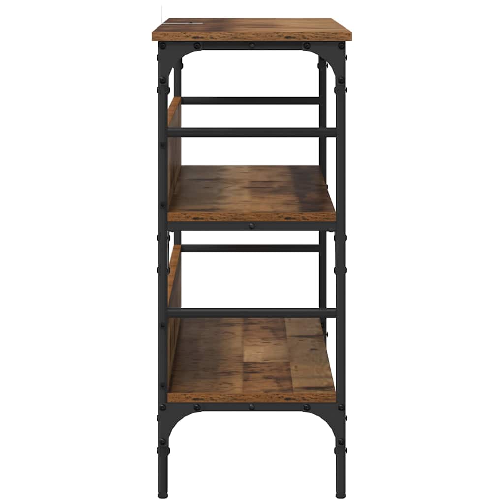 Konsollbord Gammelt tre 100 x 32 x 75 cm Konstruert tre