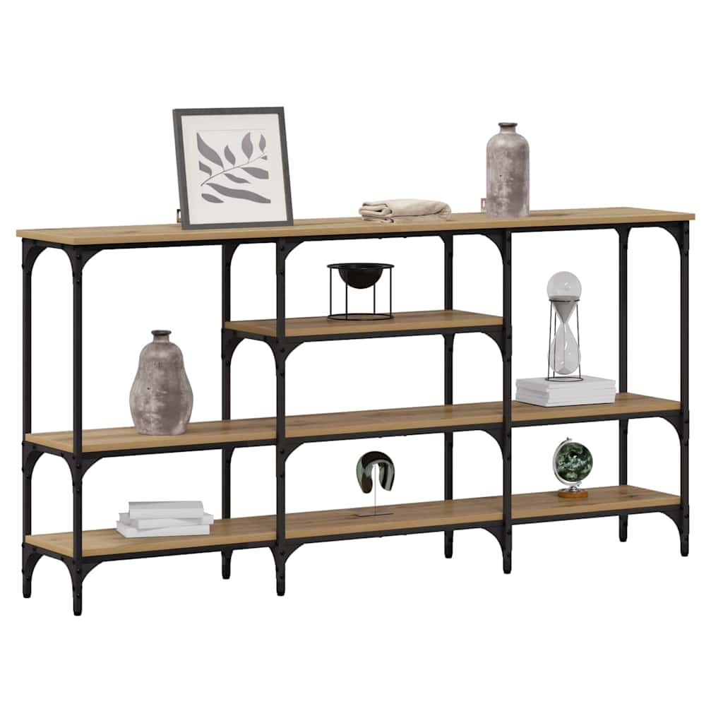 Konsollbord artisan eik 160 x 29 x 80 cm Konstruert tre