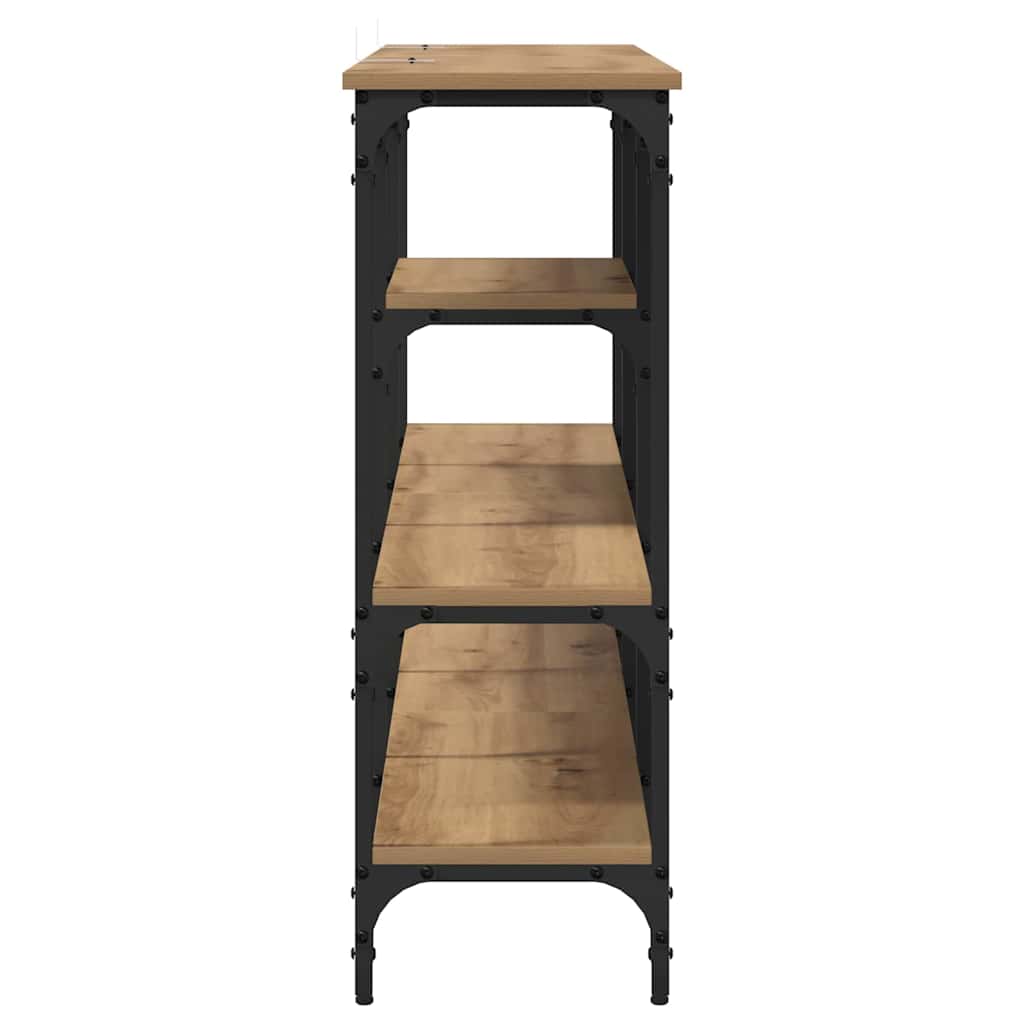 Konsollbord artisan eik 160 x 29 x 80 cm Konstruert tre