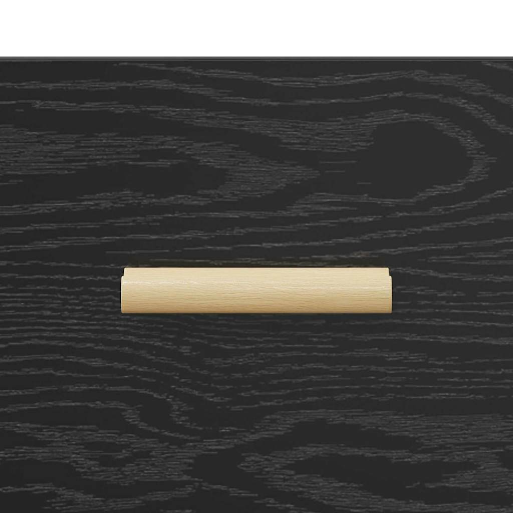 Nattbordskap Svart eik 40 x 35 x 47.5 cm Konstruert tre