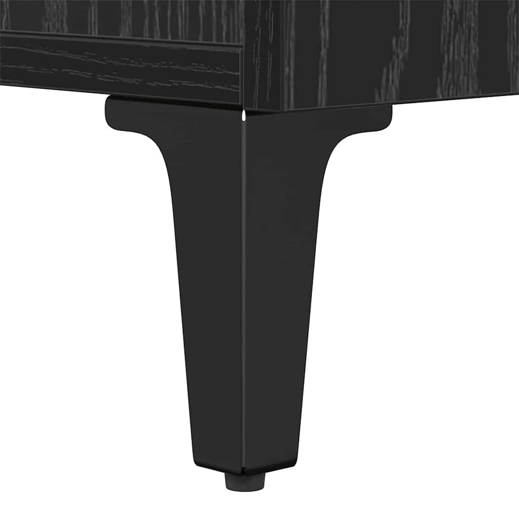 Nattbordskap Svart eik 40 x 35 x 47.5 cm Konstruert tre