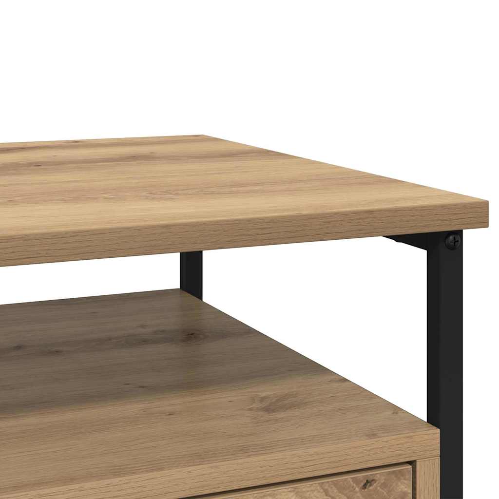 Nattbordskap 2 pcs artisan eik 40 x 42 x 55 cm Konstruert tre