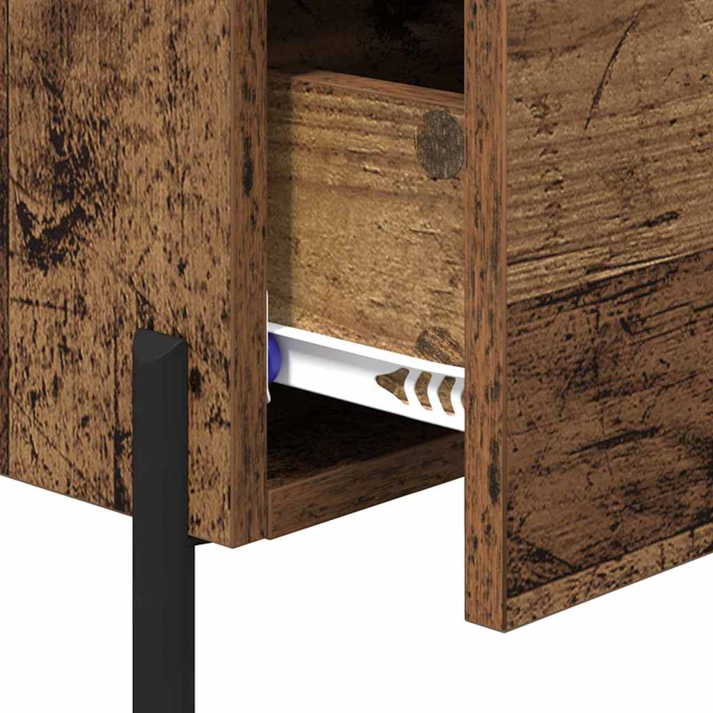 Nattbordskap Gammelt tre 40 x 35 x 47.5 cm Konstruert tre