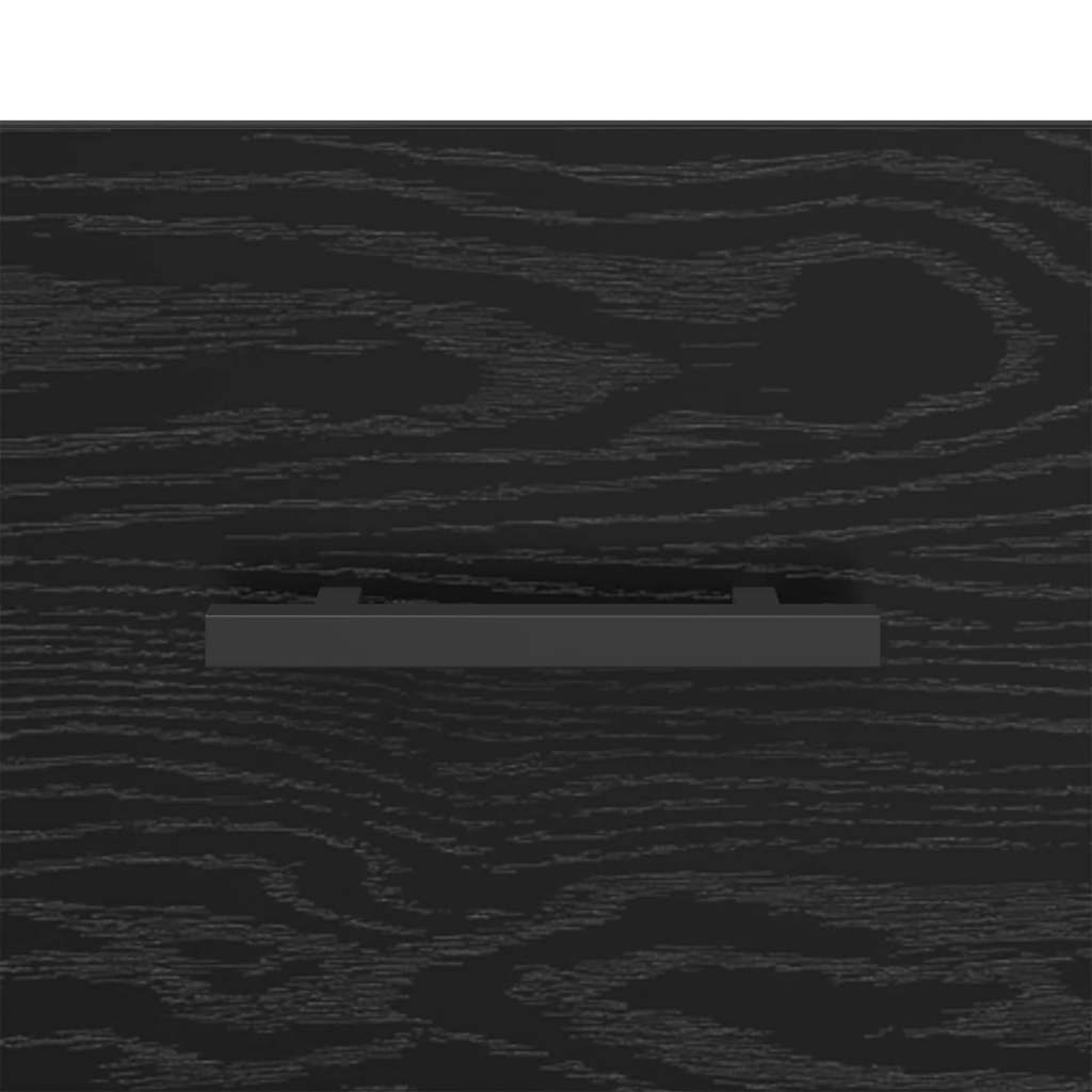 Nattbordskap Svart eik 40 x 35 x 47.5 cm Konstruert tre