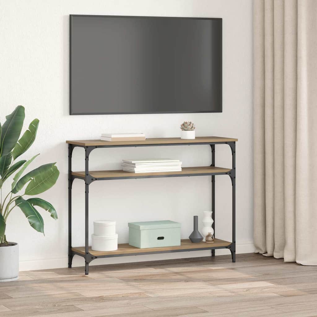 Konsollbord Artisan Eik 100 x 29 x 75 cm Konstruert tre