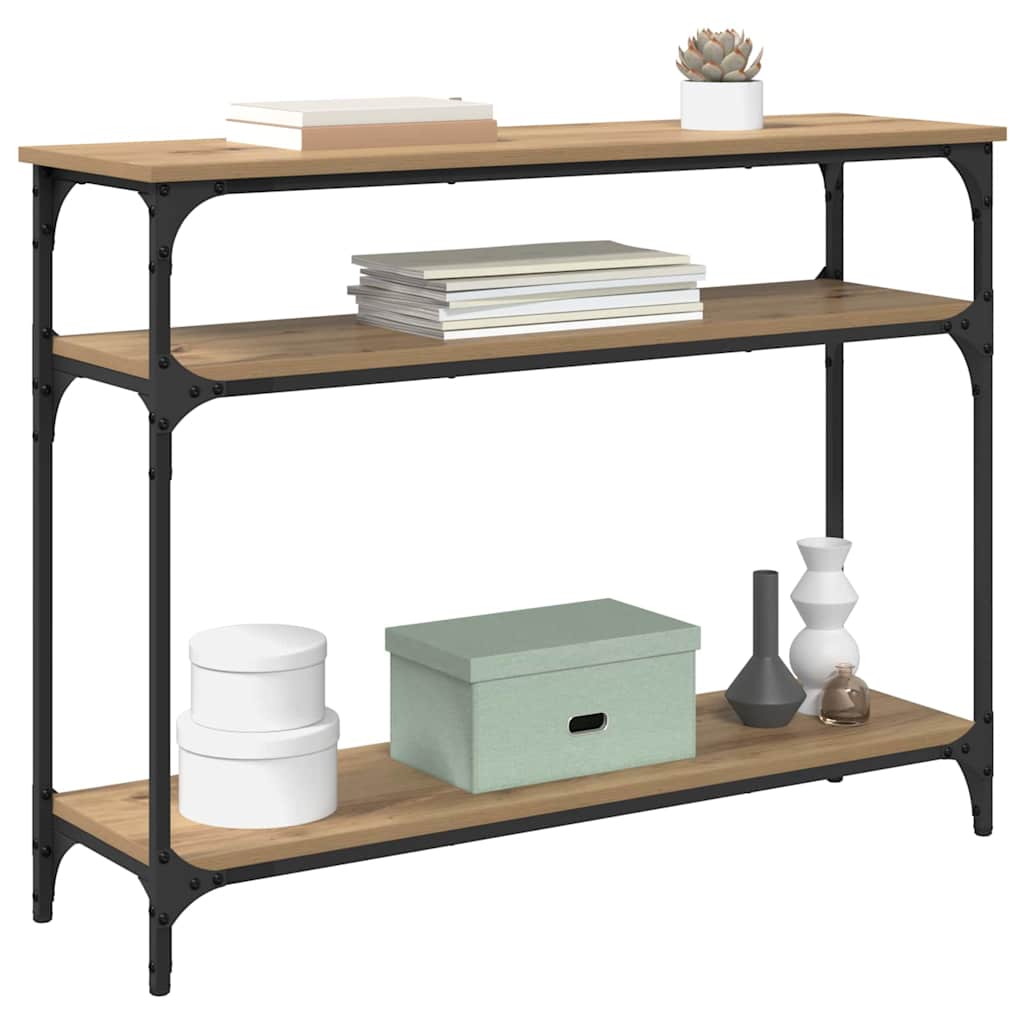 Konsollbord Artisan Eik 100 x 29 x 75 cm Konstruert tre