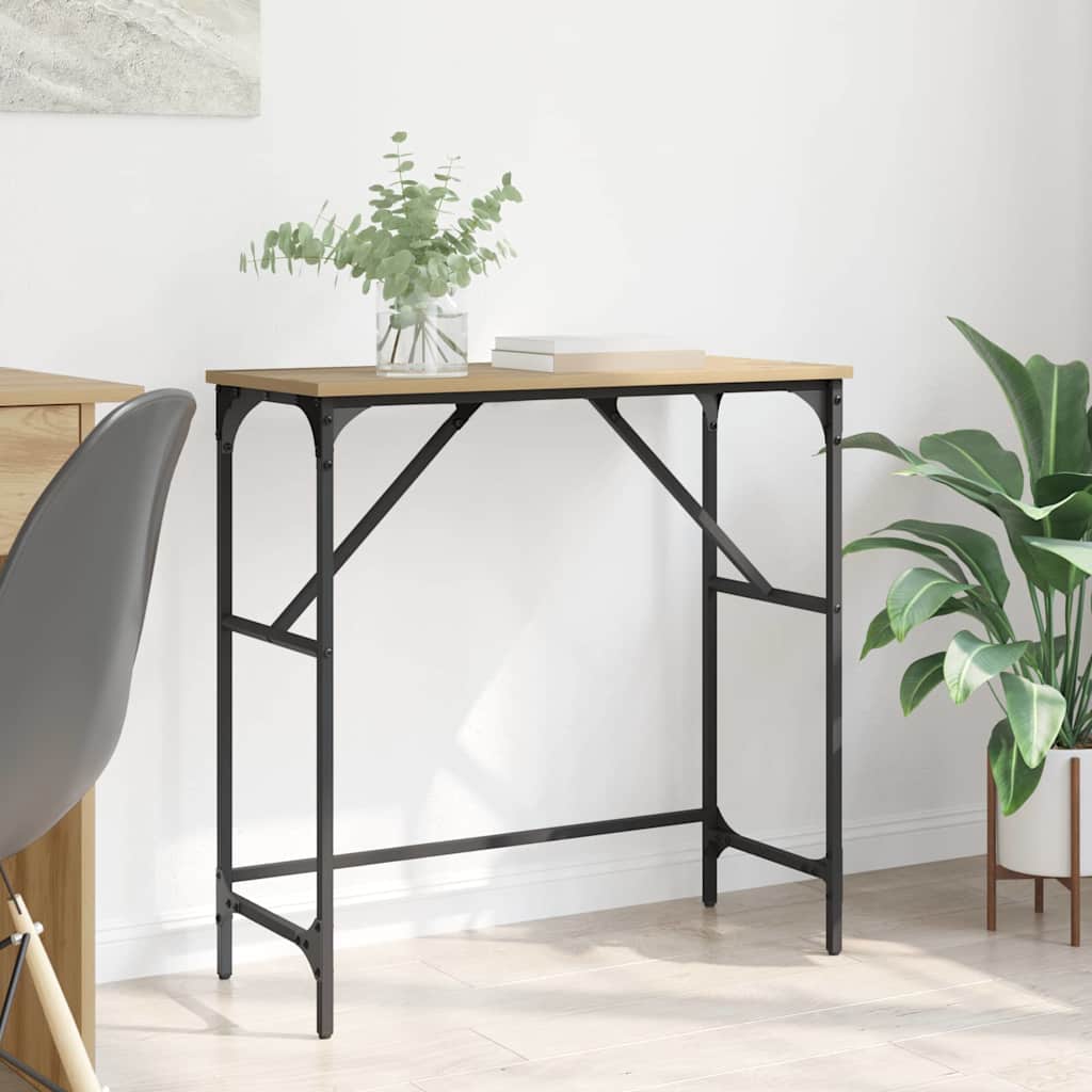 Konsollbord artisan eik 75 x 32 x 75 cm Konstruert tre