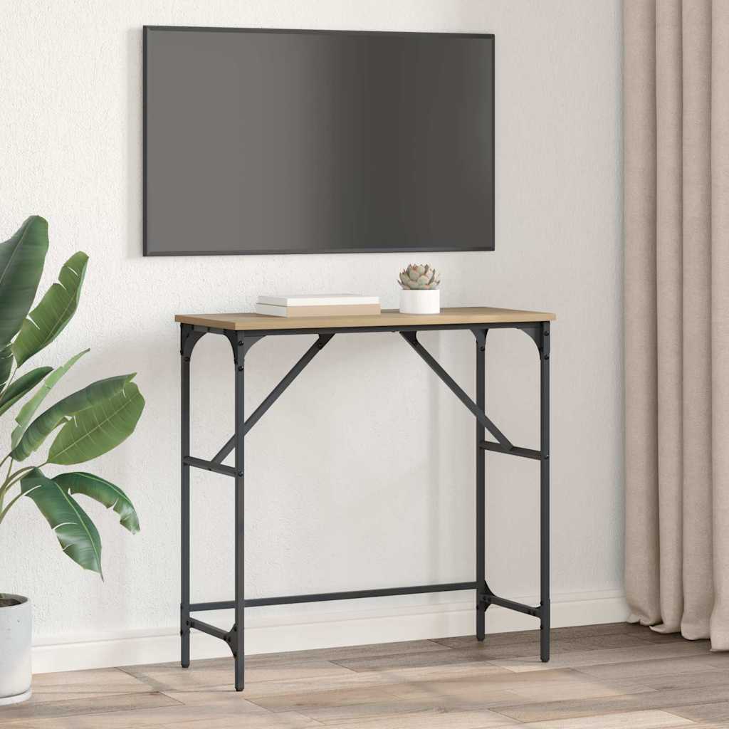 Konsollbord artisan eik 75 x 32 x 75 cm Konstruert tre