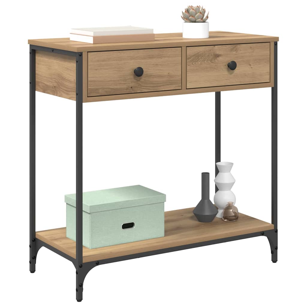 Konsollbord Artisan Eik 75 x 34,5 x 75 cm Konstruert tre