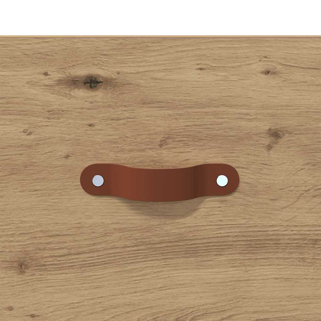 Vegghengt nattbord Artisan Eik 35 x 35 x 20 cm Konstruert tre