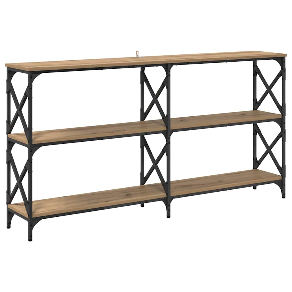 Konsollbord artisan eik 156 x 28 x 80,5 cm Konstruert tre