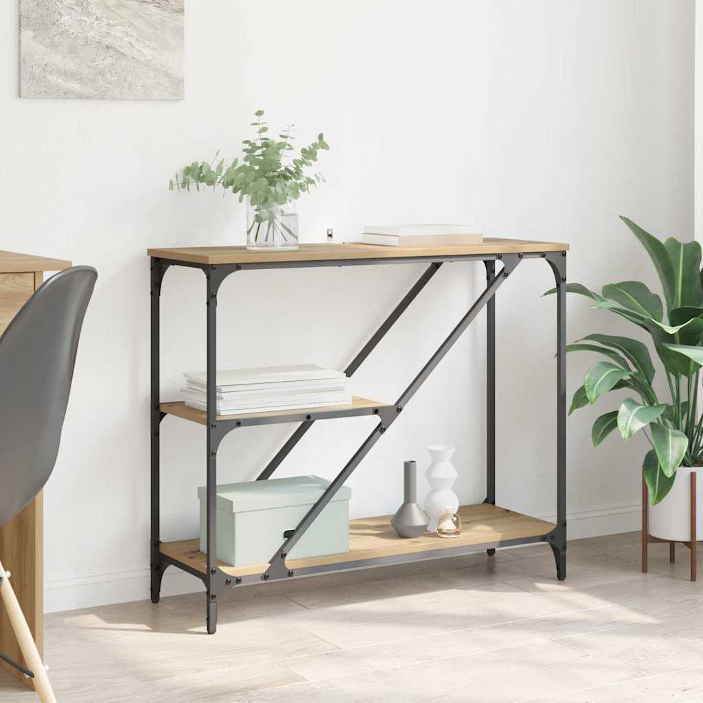 Konsollbord Artisan Eik 88,5 x 30 x 75 cm Konstruert tre