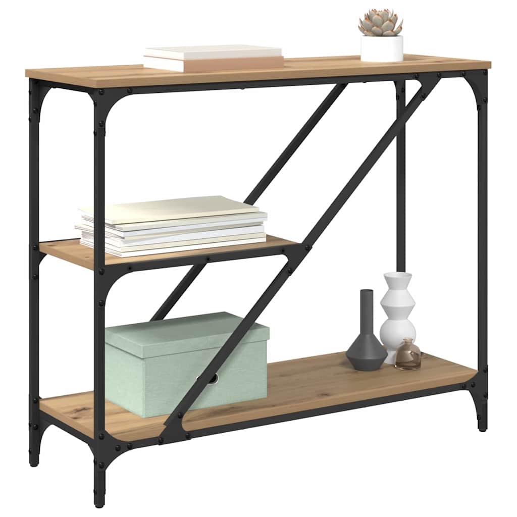 Konsollbord Artisan Eik 88,5 x 30 x 75 cm Konstruert tre