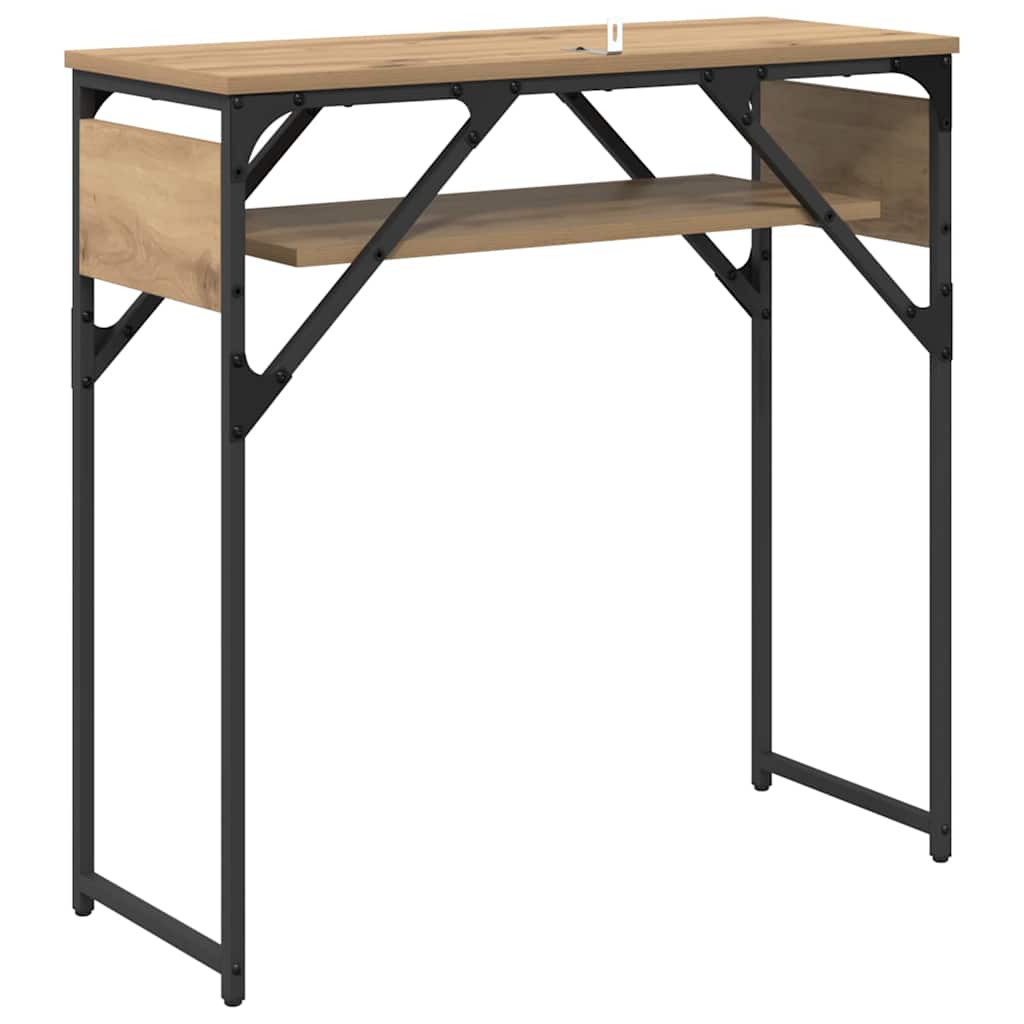 Konsollbord artisan eik 75x30x75cm Konstruert tre