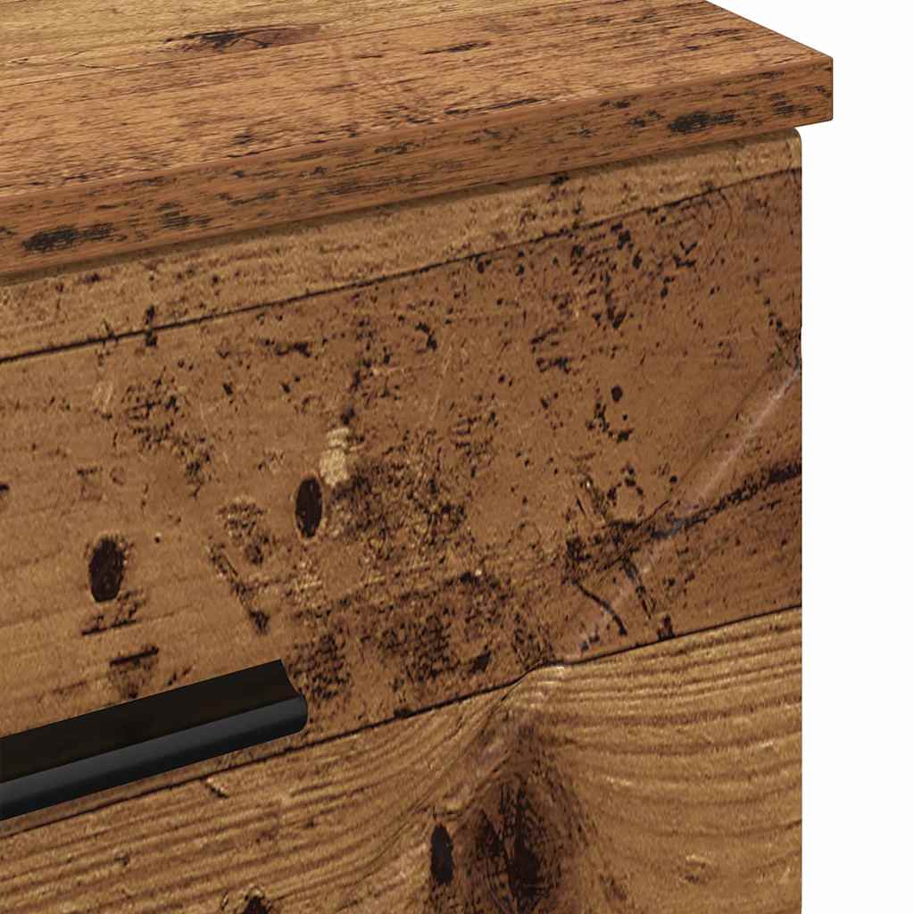 Nattbordskap Gammelt tre 38 x 38 x 66 cm Konstruert tre