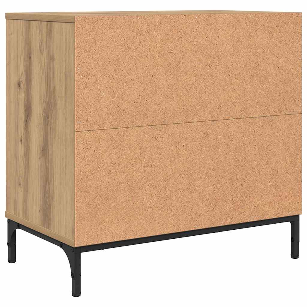 Nattbord med skuff artisan eik 63,5 x 36 x 61 cm Konstruert tre