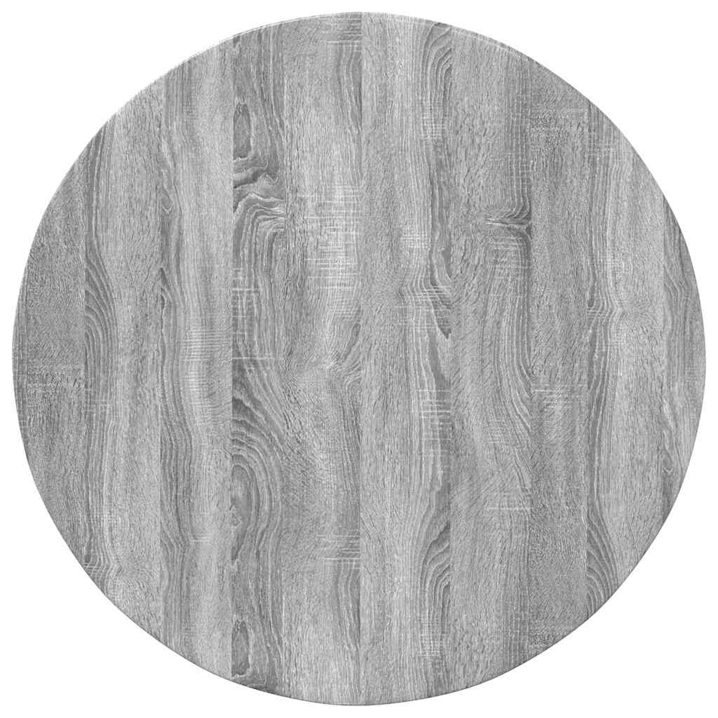 Bordplate Grå sonoma 80 x 80 x 1.5 cm Konstruert tre