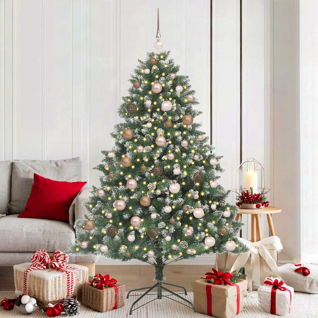 Kunstigjuletre med stativ grønn 180cm PVC