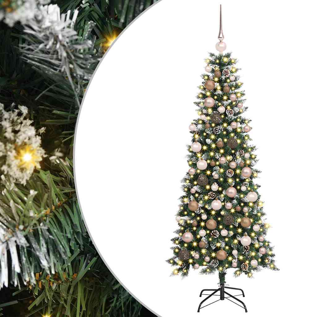 Kunstig juletre med stativ grønn 180 cm PVC