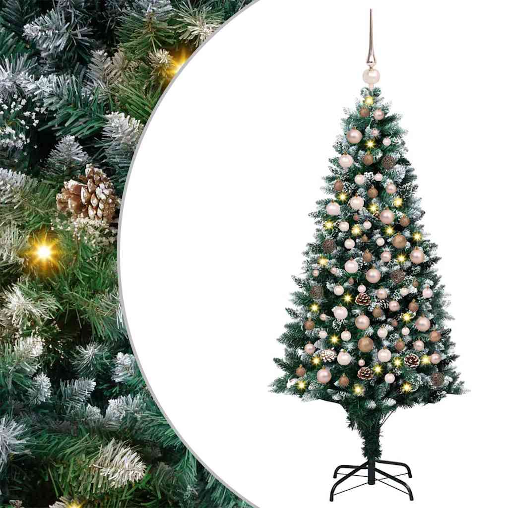 Kunstig juletre med stativ grønn 180 cm PVC