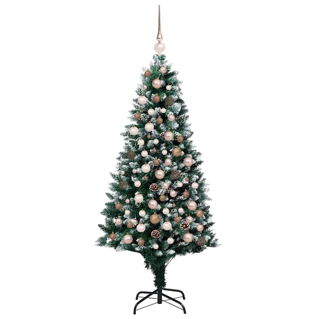 Kunstig juletre med stativ grønn 180 cm PVC