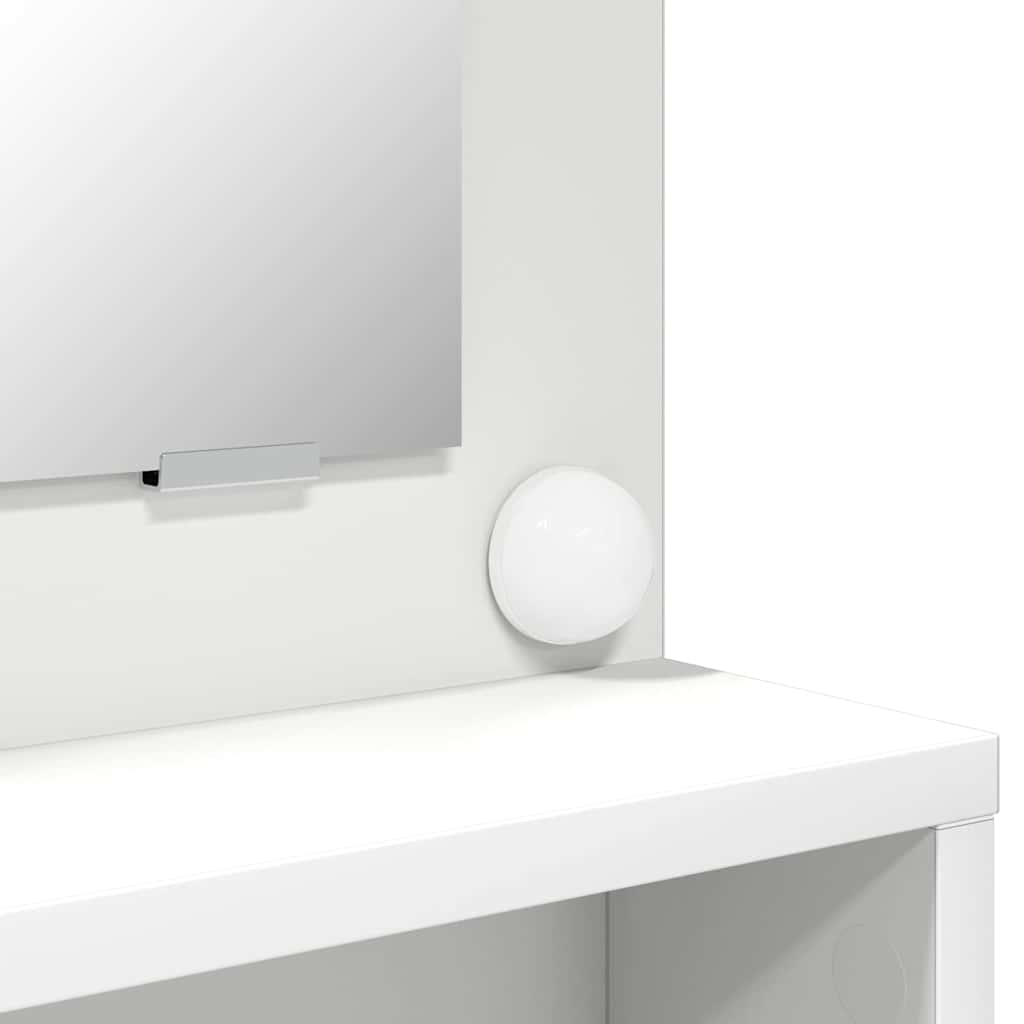 Soverom sminkebord Hvit 80 x 39,6 x 135 cm Konstruert tre