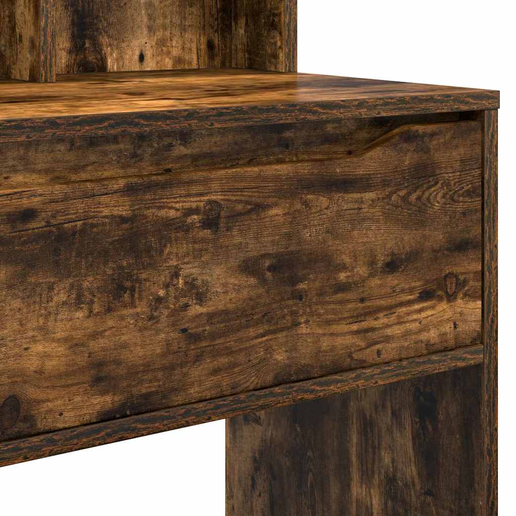 Soverom sminkebord Røkt eik 80 x 39,6 x 135 cm Konstruert tre