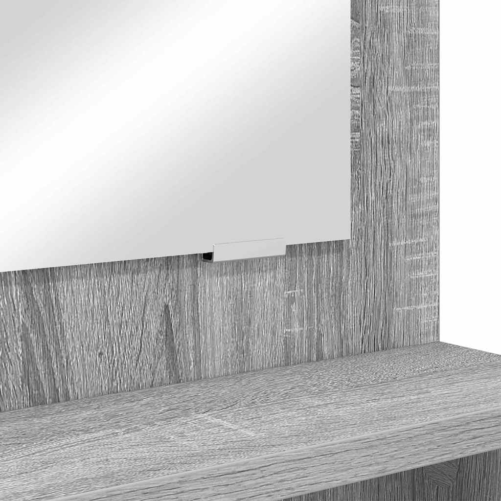 Soverom sminkebord Grå Sonoma 80 x 39,6 x 135 cm Konstruert tre