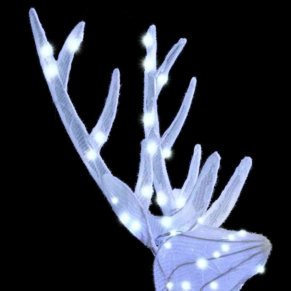 Reinsdyrfamilie 3 pcs Kaldhvit 68 x 26 x 127 cm stoff