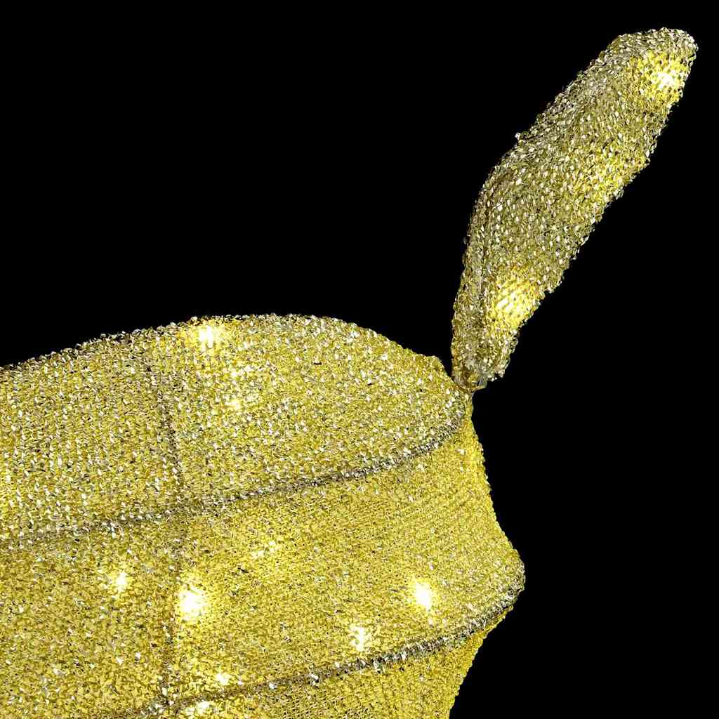 Reinsdyrfamilie 3 pcs Varmhvit 68 x 26 x 127 cm stoff