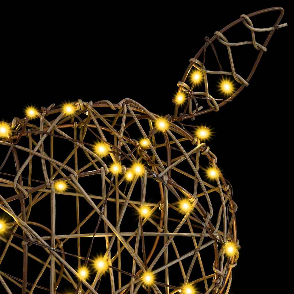 3D reinsdyr Varmhvit 180 cm Rotting