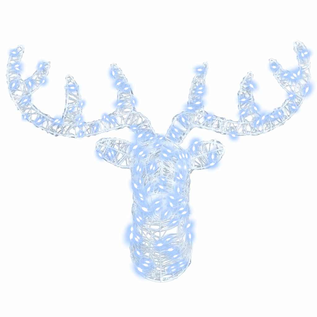 Rudolf hode Kaldhvit 60 cm Akryl