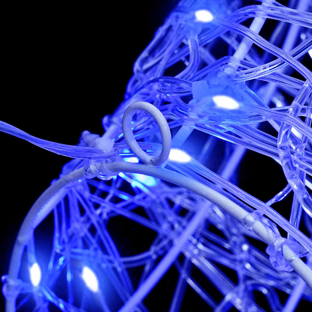 Rudolf hode Blå 60 cm Akryl