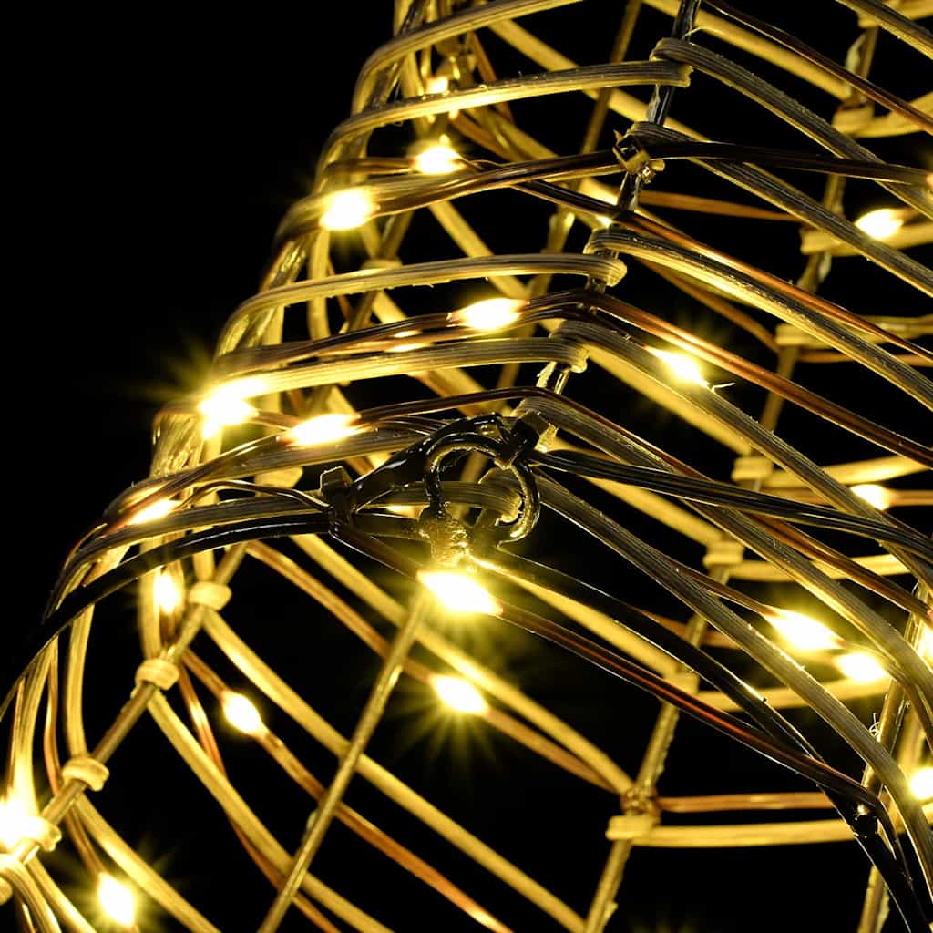 Reinsdyr Trekke Slede Varmhvit 60 cm Rotting