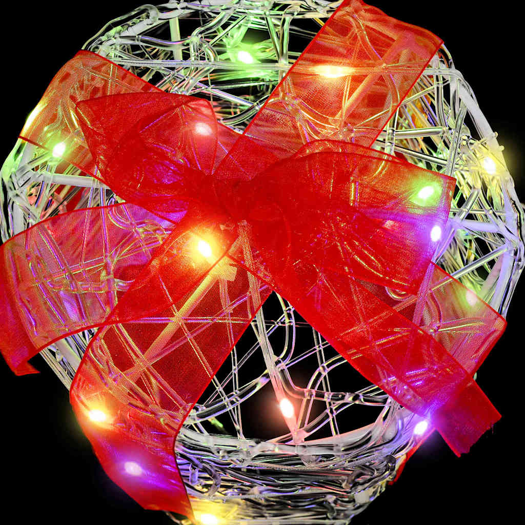 Gaveeske Dekorasjon 3 pcs fargerik 20 x 20 x 21 cm Akryl