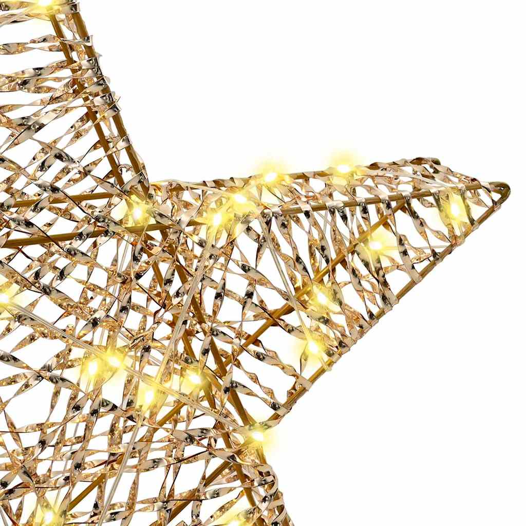 3D Stjerne med 50 LED Varmhvit 55 x 52.5 x 9 cm PET