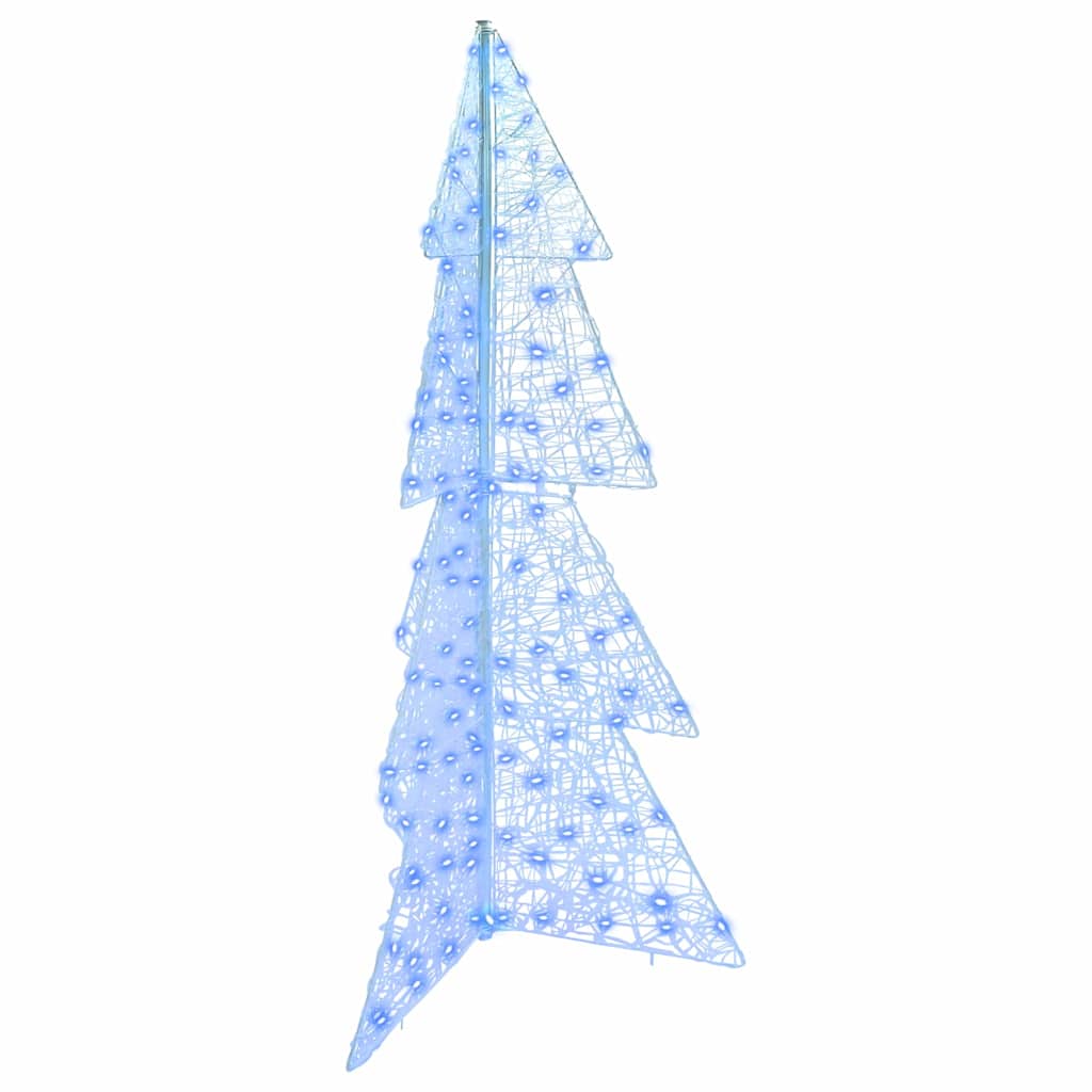 Juletre med 160 LED Blå 150 cm Akryl