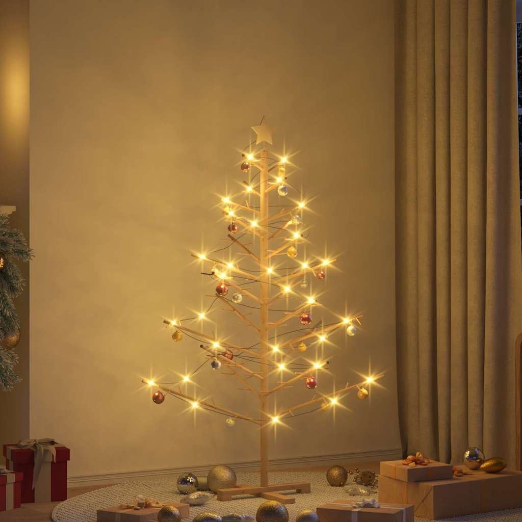 Trekjuletrær med stativ Naturlig 150 cm Heltre furu