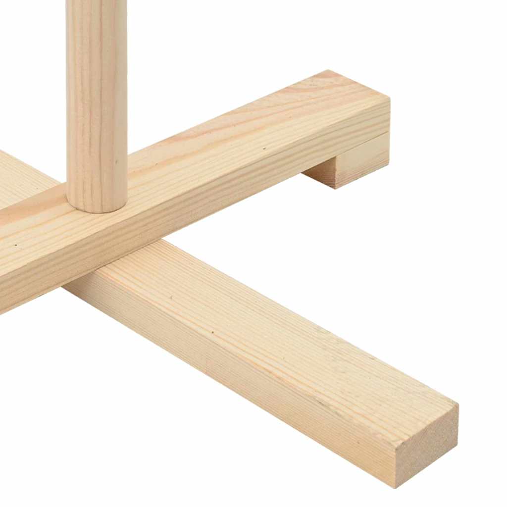 Trekjuletrær med stativ Naturlig 210 cm Heltre furu