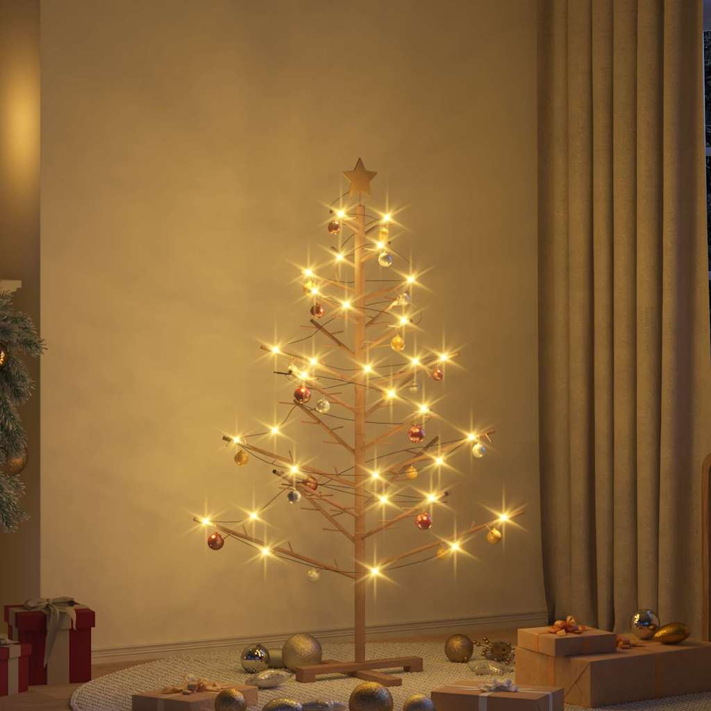 Trekjuletrær med stativ Brun 150 cm Heltre furu