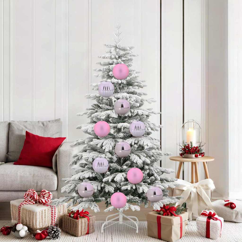 Julekule Sett 9 pcs Rosa