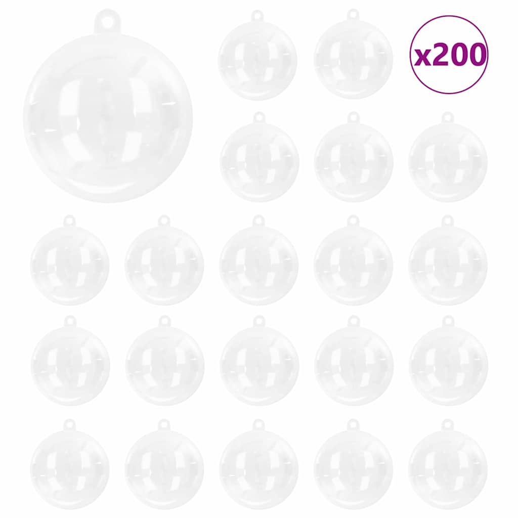 Julekule Sett 200 pcs Ø 5 cm
