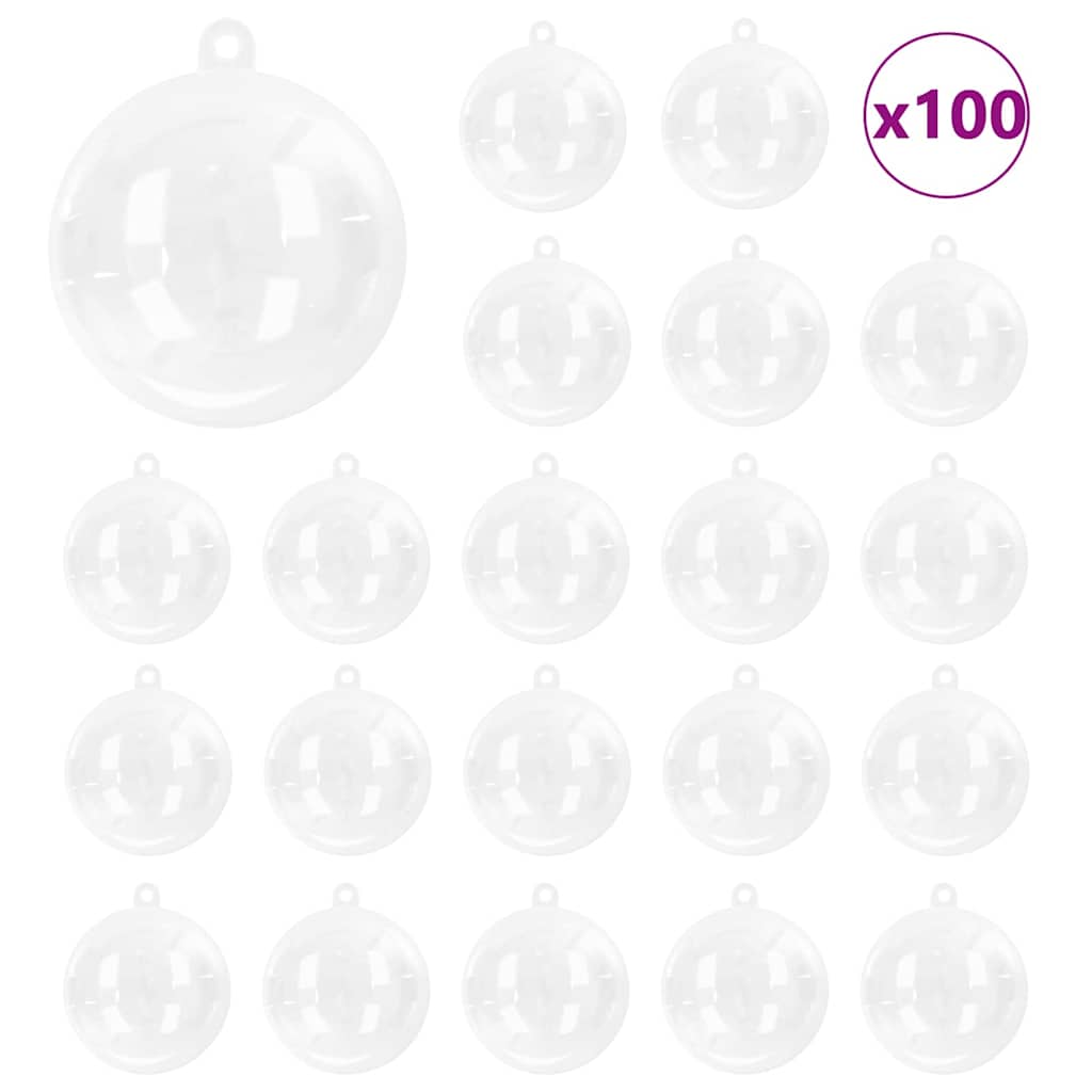 Julekule Sett 100 pcs Ø 8 cm