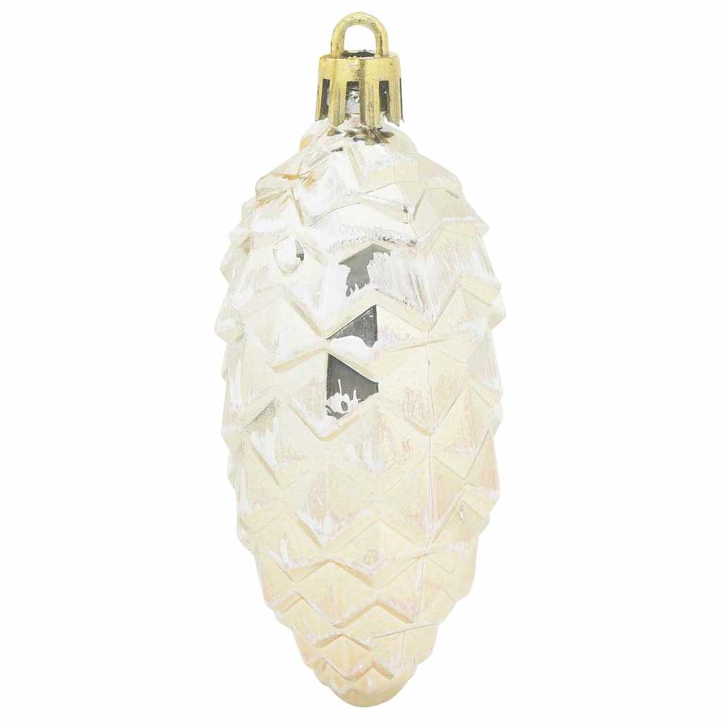 Dekorasjon til juletre 40 pcs champagne