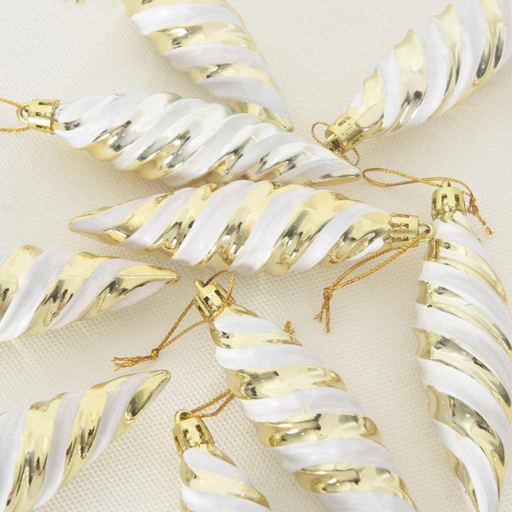 Jule Spiralformet Kule 40 pcs Gull