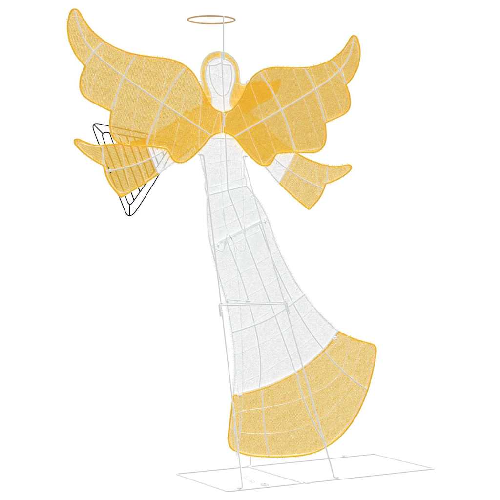 Ubelyst vinkel Varmhvit 116 x 29 x 158,5 cm Polyester