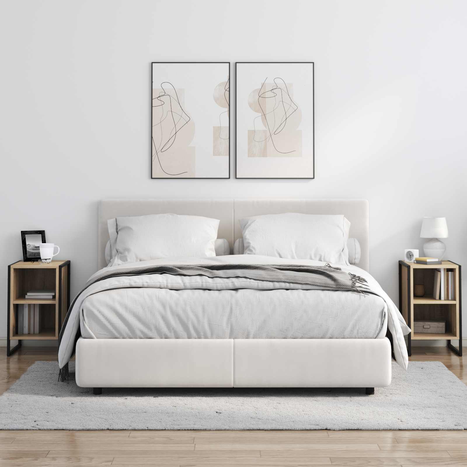 Nattbord Sonoma 39.5 x 30 x 50 cm Konstruert tre