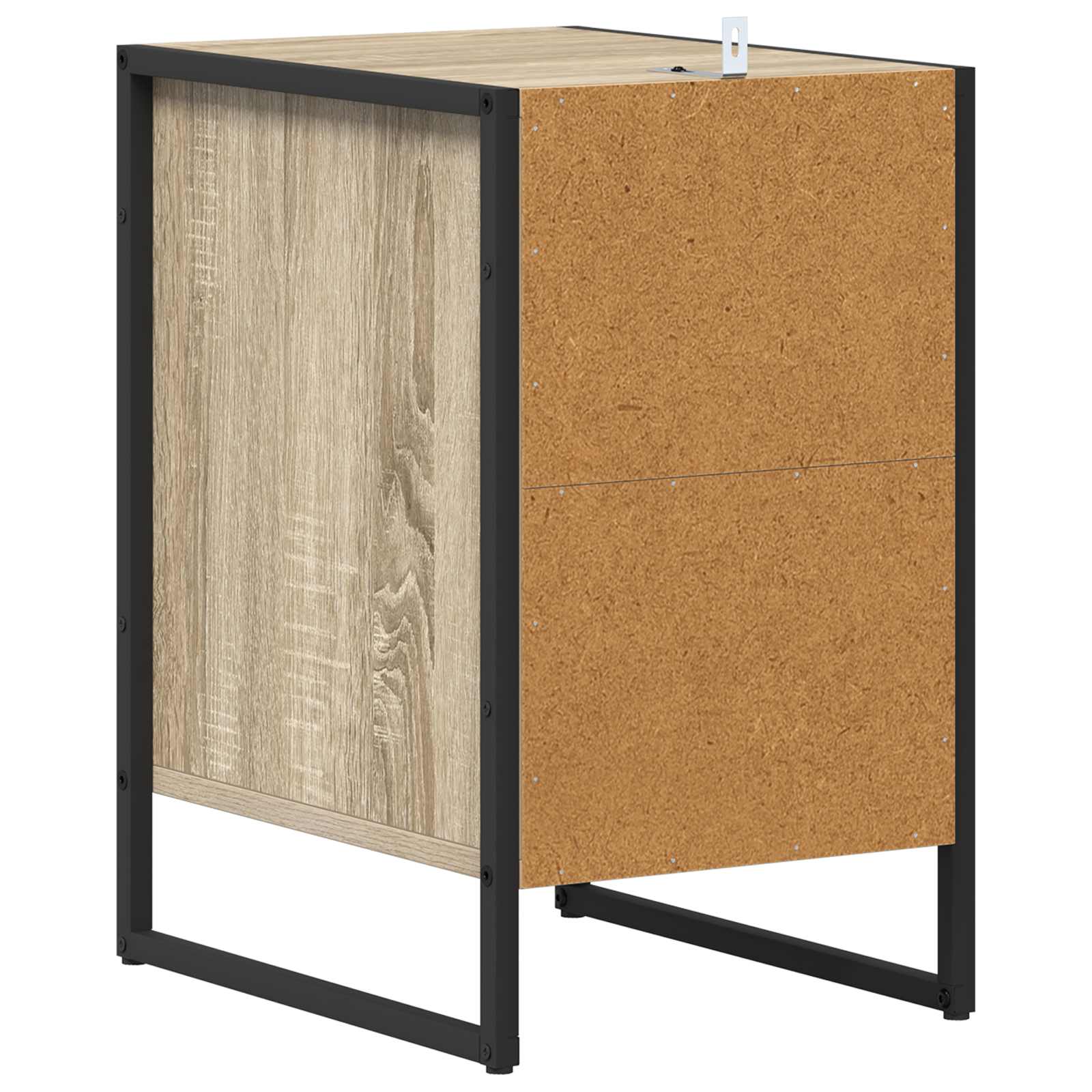 Nattbord 2 pcs Sonoma 39,5 x 30 x 50 cm Konstruert tre