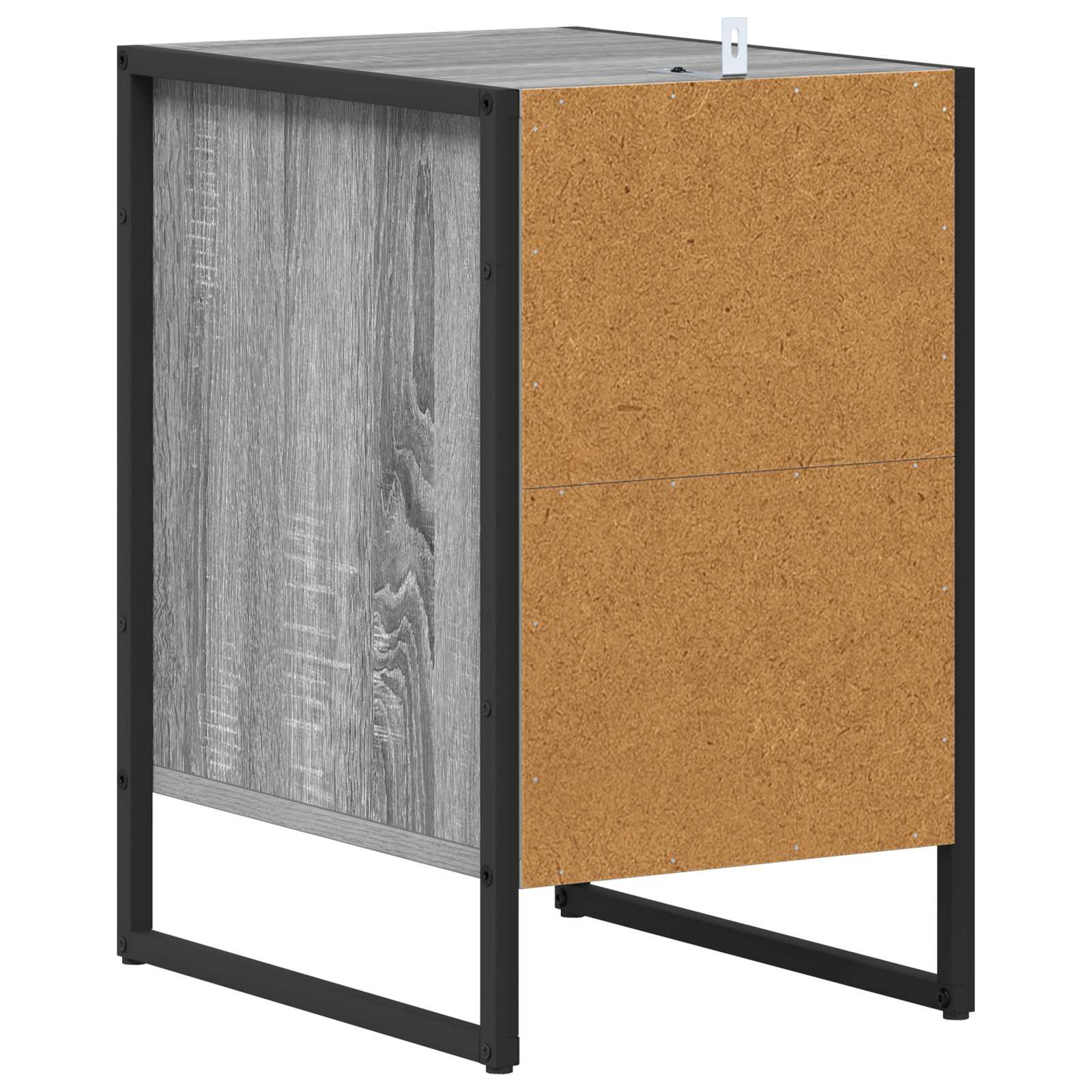 Nattbord med skuff Grå Sonoma 39,5 x 30 x 50 cm Konstruert tre