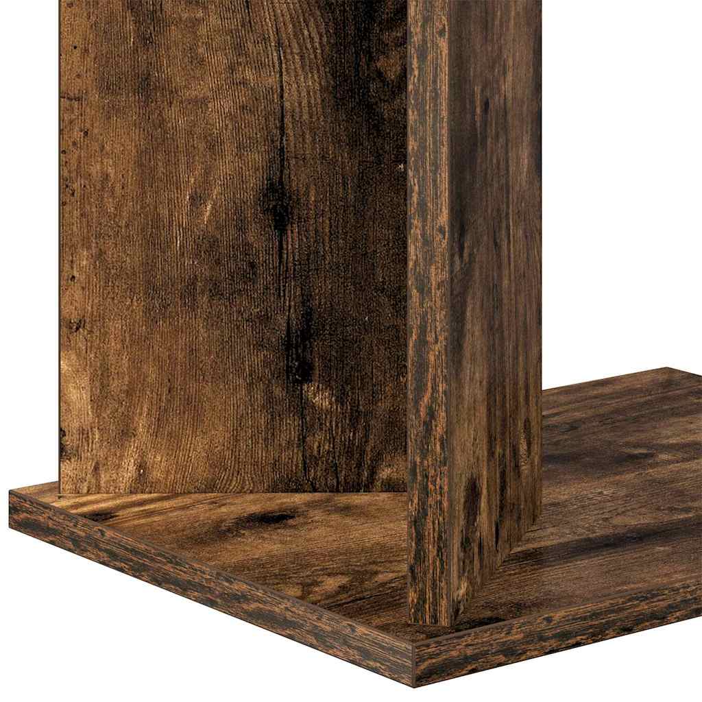 Avlastningsbord Røkt eik 35 x 25 x 50 cm Konstruert tre